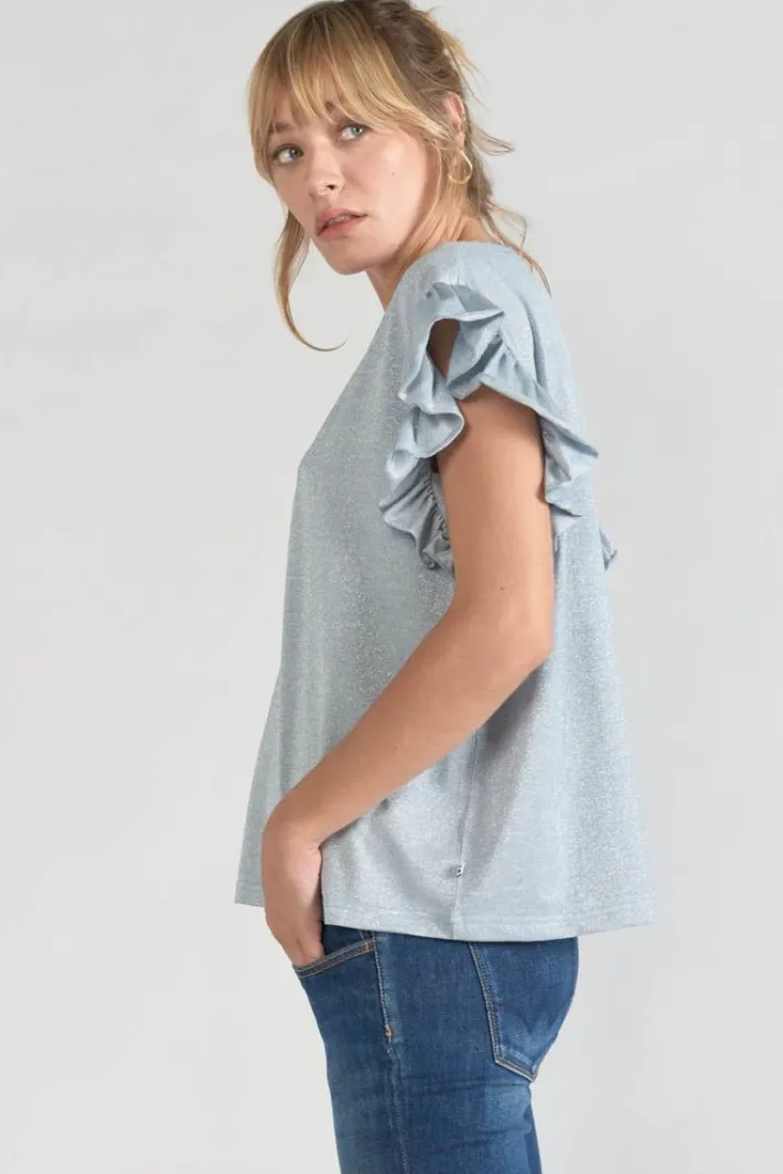 Le Temps des Cerises Top Ryls Bleu Ciel Irise Sky Cheap