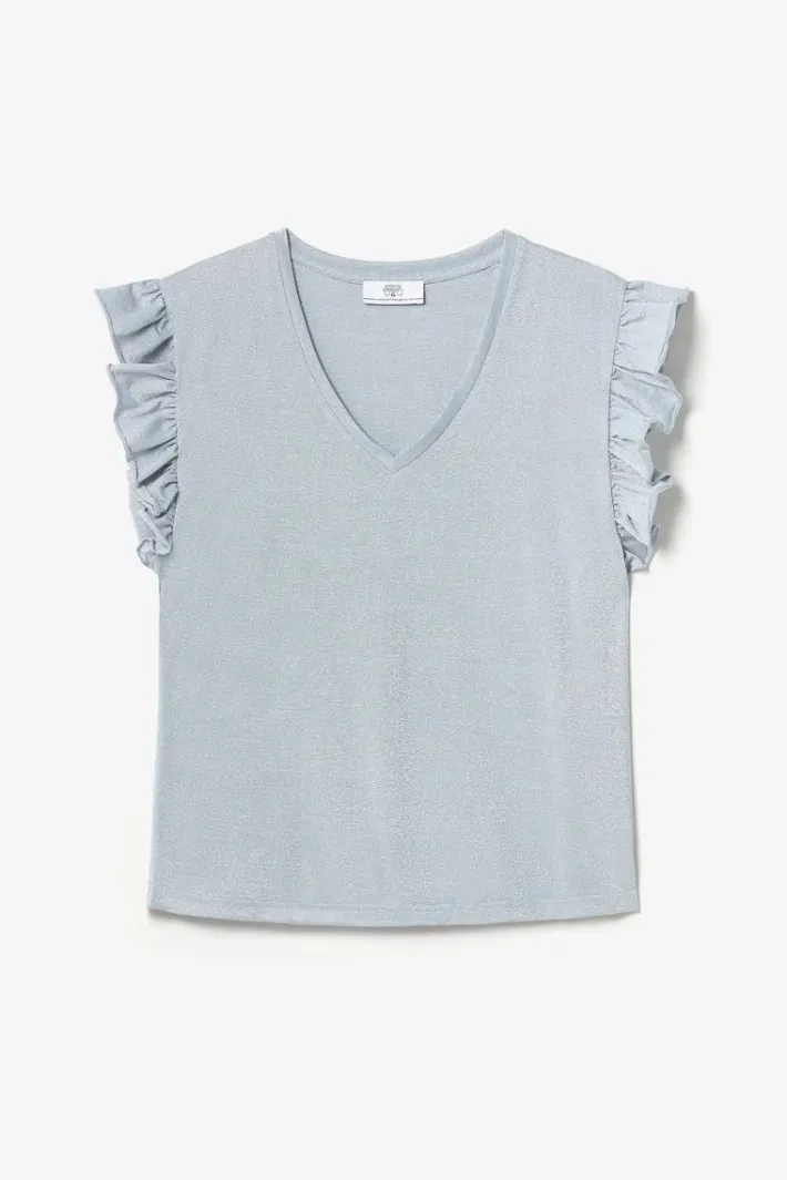 Le Temps des Cerises Top Ryls Bleu Ciel Irise Sky Cheap