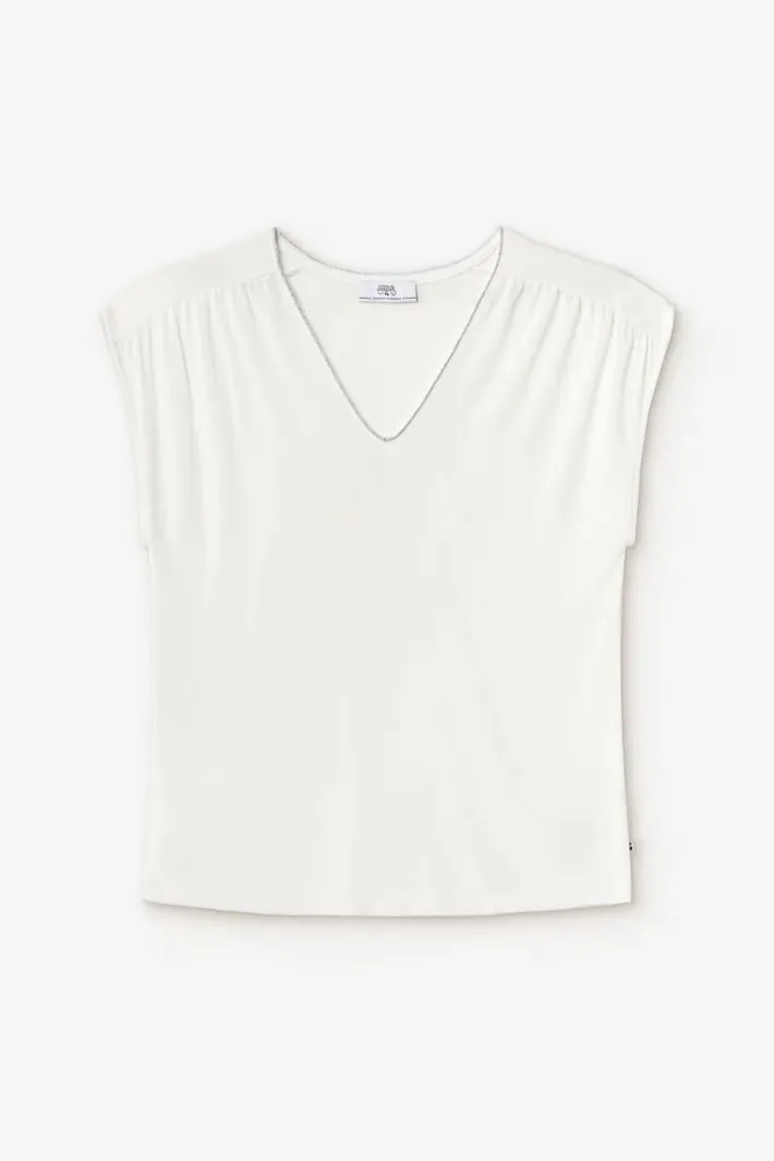 Le Temps des Cerises Top Sidy Blanc Ice Cream Flash Sale