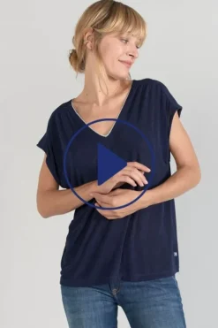 Le Temps des Cerises Top Sidy Bleu Marine Midnight Clearance