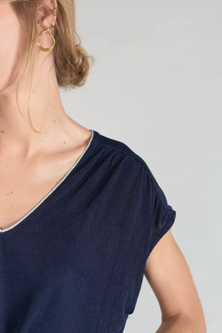 Le Temps des Cerises Top Sidy Bleu Marine Midnight Clearance
