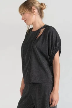 Le Temps des Cerises Top Winslet Noir Irise Black Discount