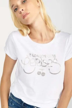 Le Temps des Cerises T-Shirt Basitrame Blanc Cold White Best