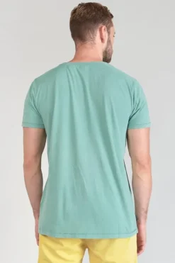 Le Temps des Cerises T-Shirt Brown Vert D'Eau Oil Clearance