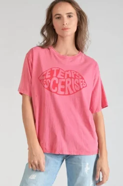 Le Temps des Cerises T-Shirt Cassio Rose Delave Berry Fashion