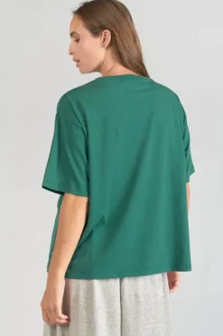 Le Temps des Cerises T-Shirt Cassio Vert Sapin Forest Fashion