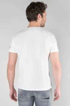 Le Temps des Cerises T-Shirt Cram Blanc Imprime White Outlet