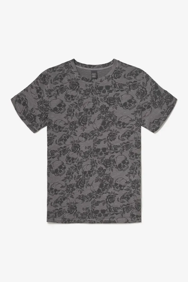 Le Temps des Cerises T-Shirt Facto Gris Et Noir Carbone Flash Sale