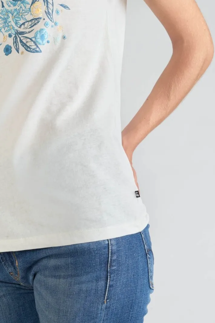 Le Temps des Cerises T-Shirt Frankie Creme Imprime Ice Cream Sale