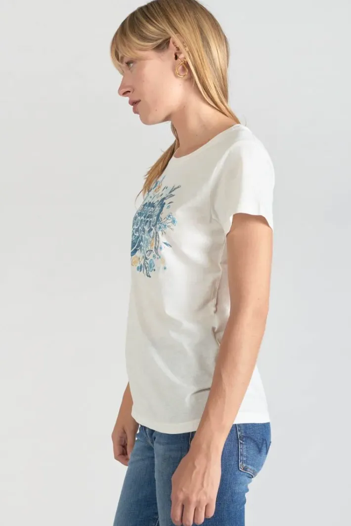 Le Temps des Cerises T-Shirt Frankie Creme Imprime Ice Cream Sale