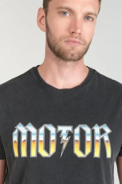 Le Temps des Cerises T-Shirt Gabrent Gris Delave Imprime Outlet