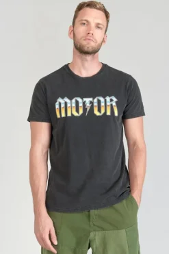Le Temps des Cerises T-Shirt Gabrent Gris Delave Imprime Outlet