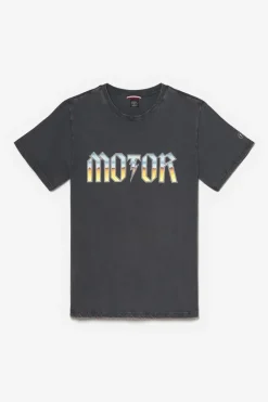 Le Temps des Cerises T-Shirt Gabrent Gris Delave Imprime Outlet