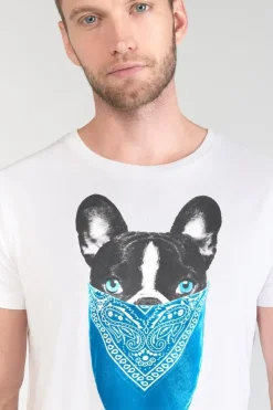 Le Temps des Cerises T-Shirt Gan Blanc Imprime White Shop