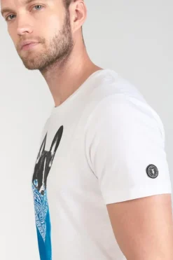 Le Temps des Cerises T-Shirt Gan Blanc Imprime White Shop