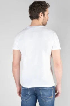 Le Temps des Cerises T-Shirt Gaspa Blanc Imprime White Discount