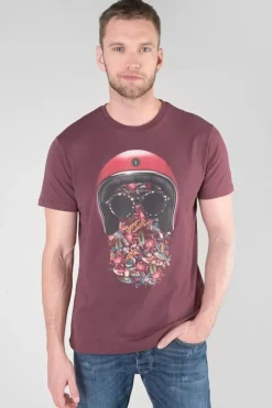 Le Temps des Cerises T-Shirt Gregor Lie De Vin Imprime Wine Sale