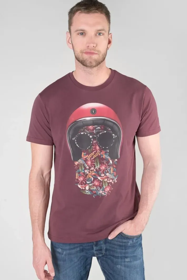 Le Temps des Cerises T-Shirt Gregor Lie De Vin Imprime Wine Sale