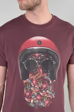 Le Temps des Cerises T-Shirt Gregor Lie De Vin Imprime Wine Sale