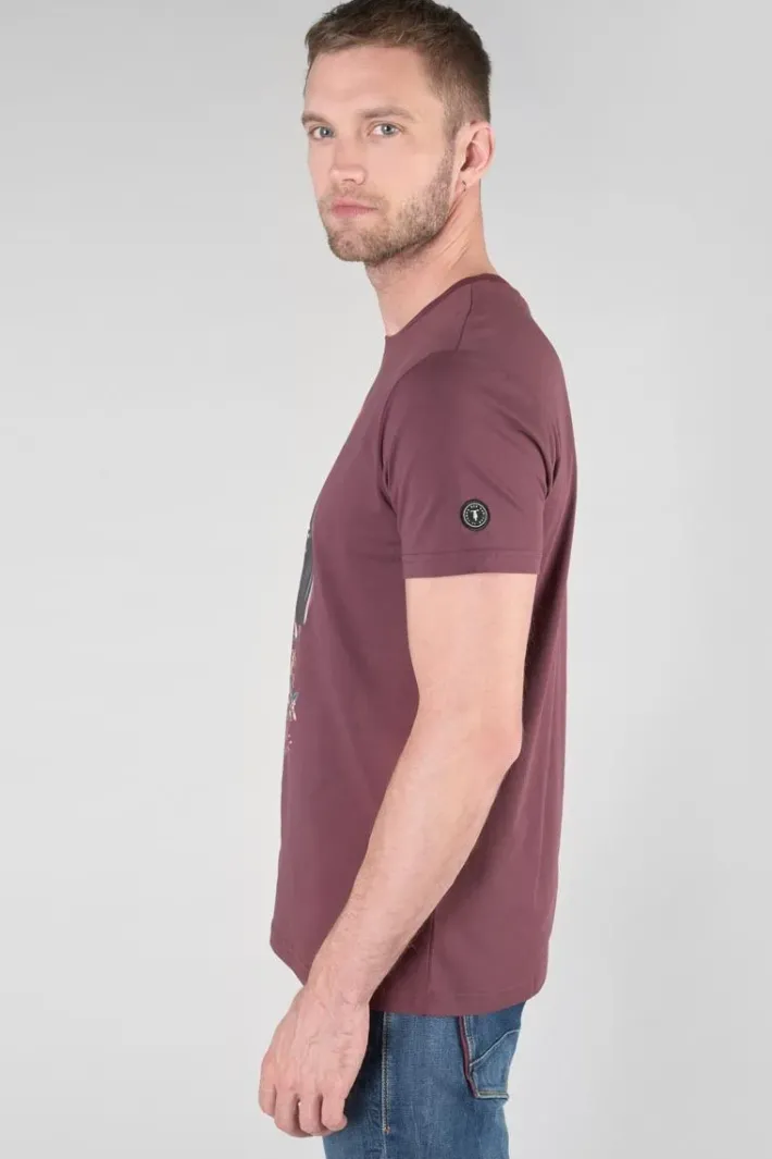Le Temps des Cerises T-Shirt Gregor Lie De Vin Imprime Wine Sale