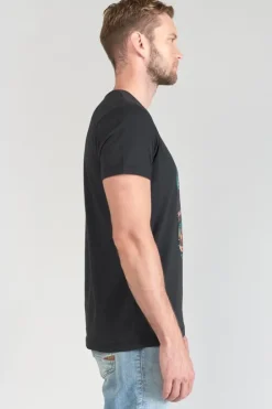 Le Temps des Cerises T-Shirt Gregor Noir Imprime Black Online