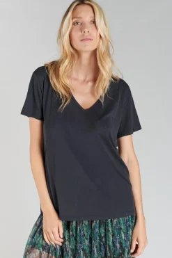 Le Temps des Cerises T-Shirt Lola Noir Black Sale