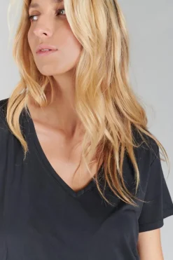 Le Temps des Cerises T-Shirt Lola Noir Black Sale