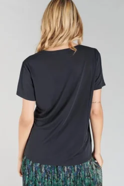 Le Temps des Cerises T-Shirt Lola Noir Black Sale