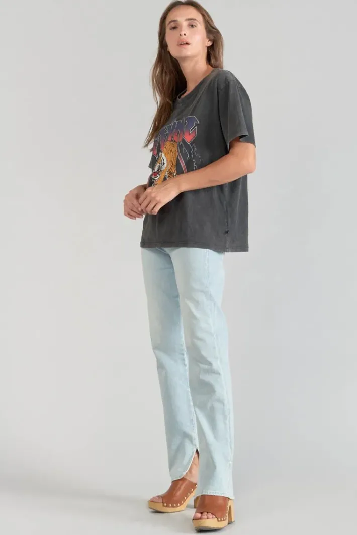 Le Temps des Cerises T-Shirt Maryland Gris Delave Cheap