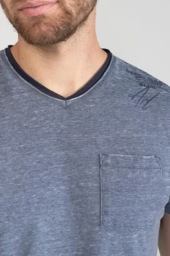 Le Temps des Cerises T-Shirt Mavoc Bleu Chine Delave Peacoat Best Sale