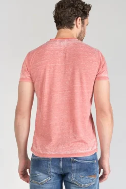 Le Temps des Cerises T-Shirt Mavoc Rouge Chine Delave Brick Discount