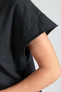 Le Temps des Cerises T-Shirt Miya Noir Imprime Black Best Sale