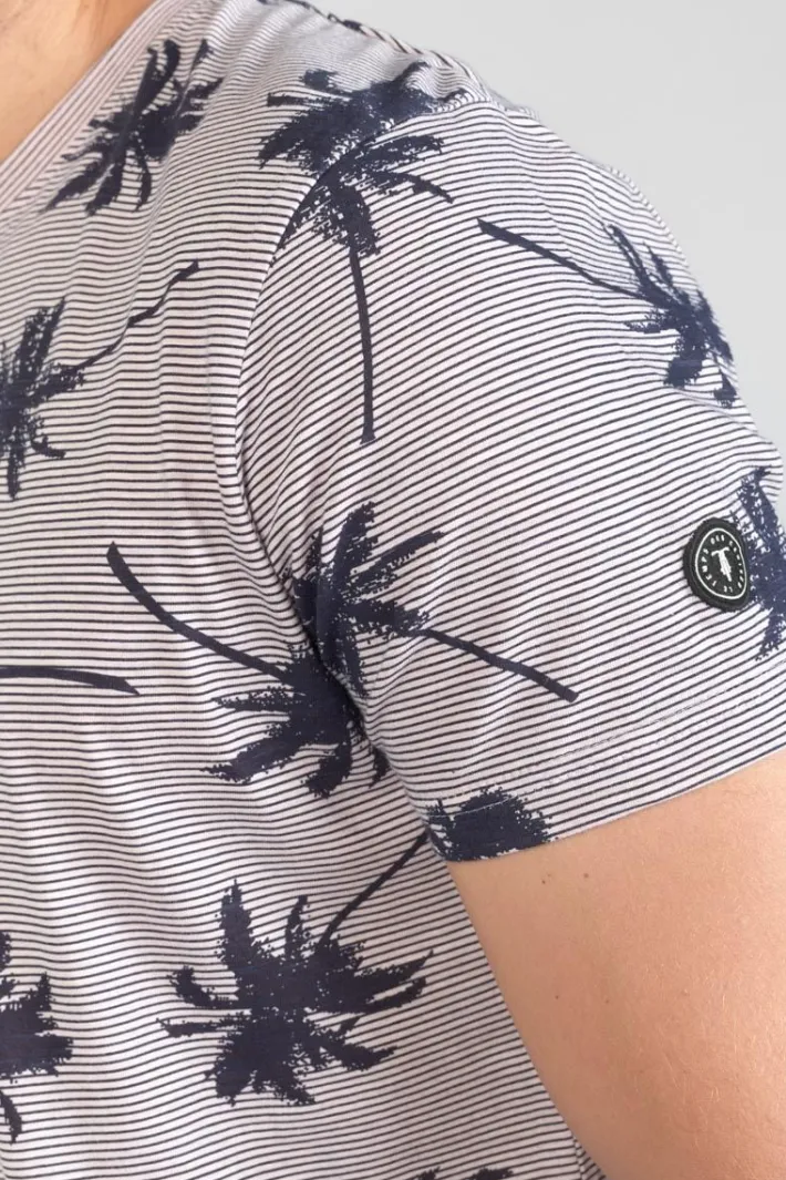 Le Temps des Cerises T-Shirt Robles A Motif Palmier Shadow Cheap