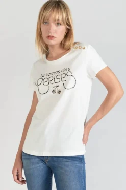 Le Temps des Cerises T-Shirt Savana Blanc Imprime Ice Cream Online