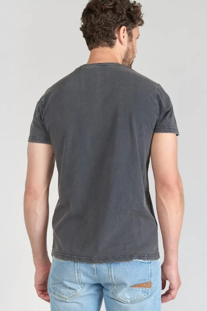 Le Temps des Cerises T-Shirt Tije Gris Delave Imprime Peacoat Store