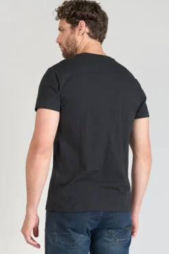 Le Temps des Cerises T-Shirt Usma Noir Imprime Black Best