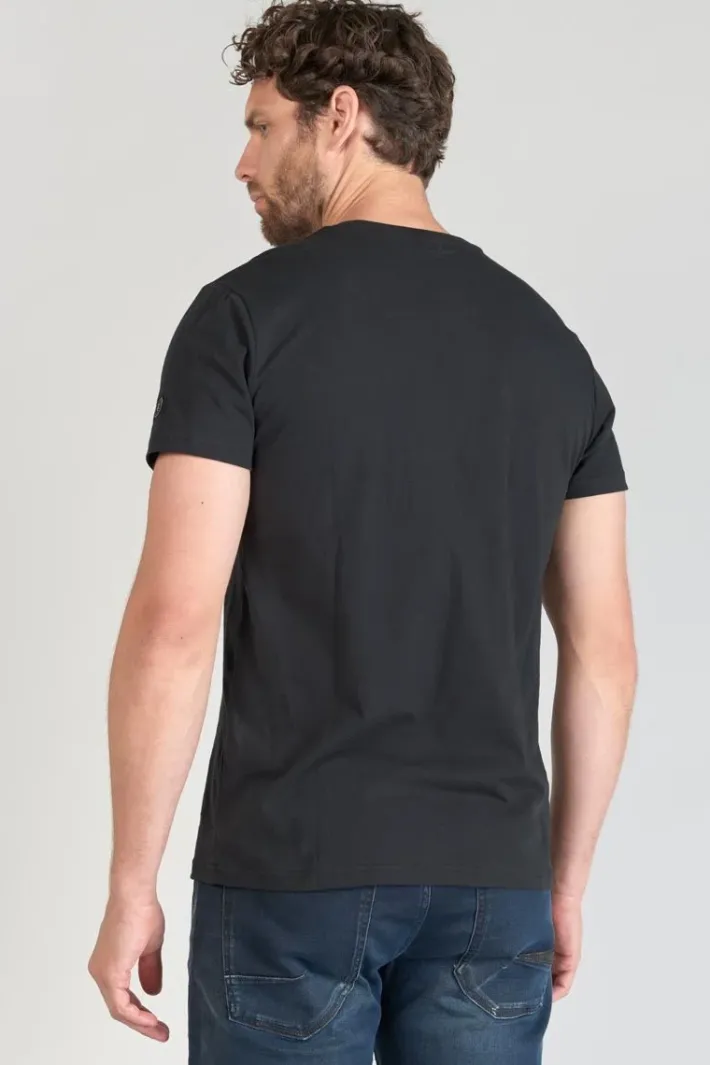 Le Temps des Cerises T-Shirt Usma Noir Imprime Black Best