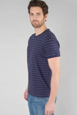 Le Temps des Cerises T-Shirt Velas Bleu Marine A Rayures Peacoat Sale
