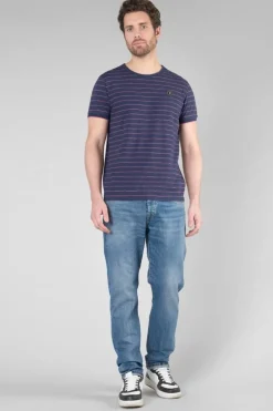 Le Temps des Cerises T-Shirt Velas Bleu Marine A Rayures Peacoat Sale