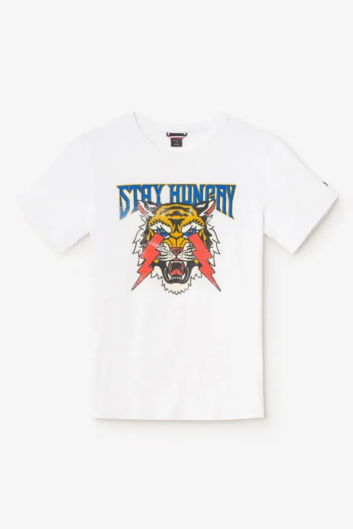 Le Temps des Cerises T-Shirt Yair Blanc Imprime White Sale
