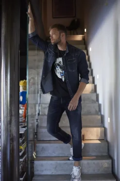Le Temps des Cerises Turcat 700/11 Adjusted Jeans Bleu-Noir N°2 Black / Blue Shop