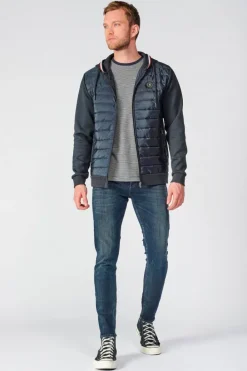 Le Temps des Cerises Veste Bi-Matiere Thol Bleu Marine Galaxy Best