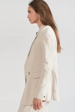Le Temps des Cerises Veste Blazer Bek Sable Sand Discount