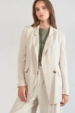 Le Temps des Cerises Veste Blazer Bek Sable Sand Discount