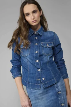 Le Temps des Cerises Veste En Jeans Bleu Lilly Blue Hot