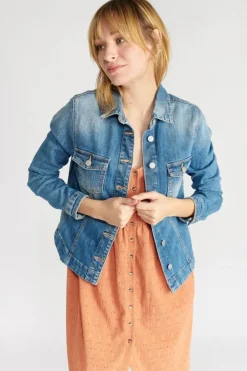 Le Temps des Cerises Veste En Jeans Lilly Bleu Blue Clearance