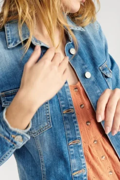 Le Temps des Cerises Veste En Jeans Lilly Bleu Blue Clearance