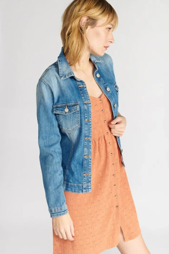Le Temps des Cerises Veste En Jeans Lilly Bleu Blue Clearance