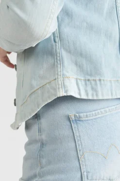 Le Temps des Cerises Veste En Jeans Lilly Bleu Tres Clair Blue New
