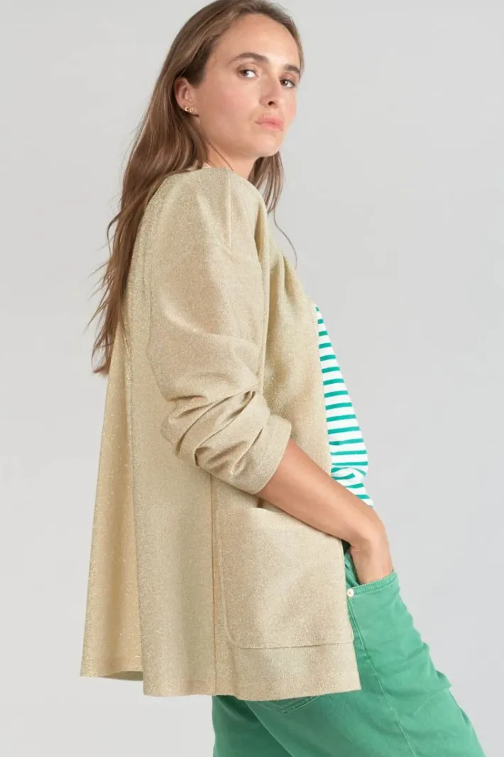 Le Temps des Cerises Veste Kimono Sobrado Dore Light Gold Cheap